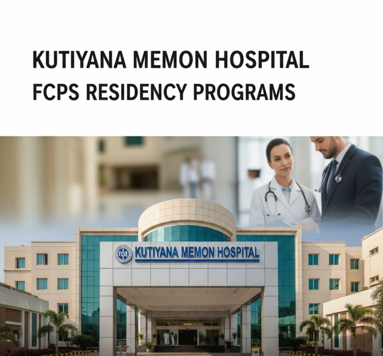 🩺 Kutiyana Memon Hospital – FCPS Residency Programs