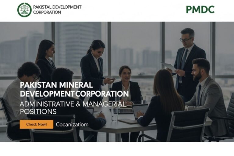 🗂️ Pakistan Mineral Development Corporation – Administrative & Managerial Positions